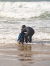 Extraescolar actividad surf denia, wingfoil para niños